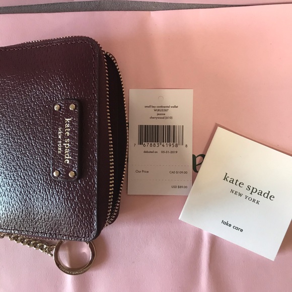 KATE SPADE ♠️ SMALL KEY CONTINENTAL WALLET - Picture 6 of 6